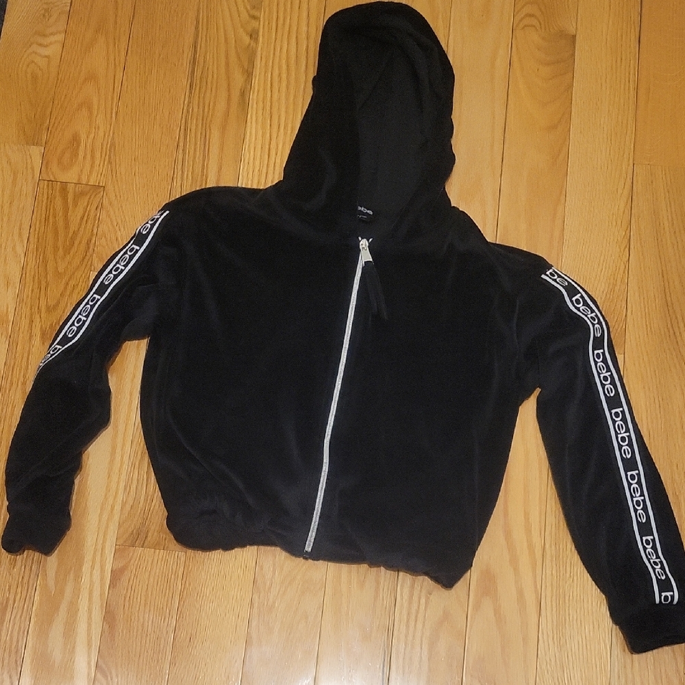 Bebe Kids Black Zip-Up Hoodie